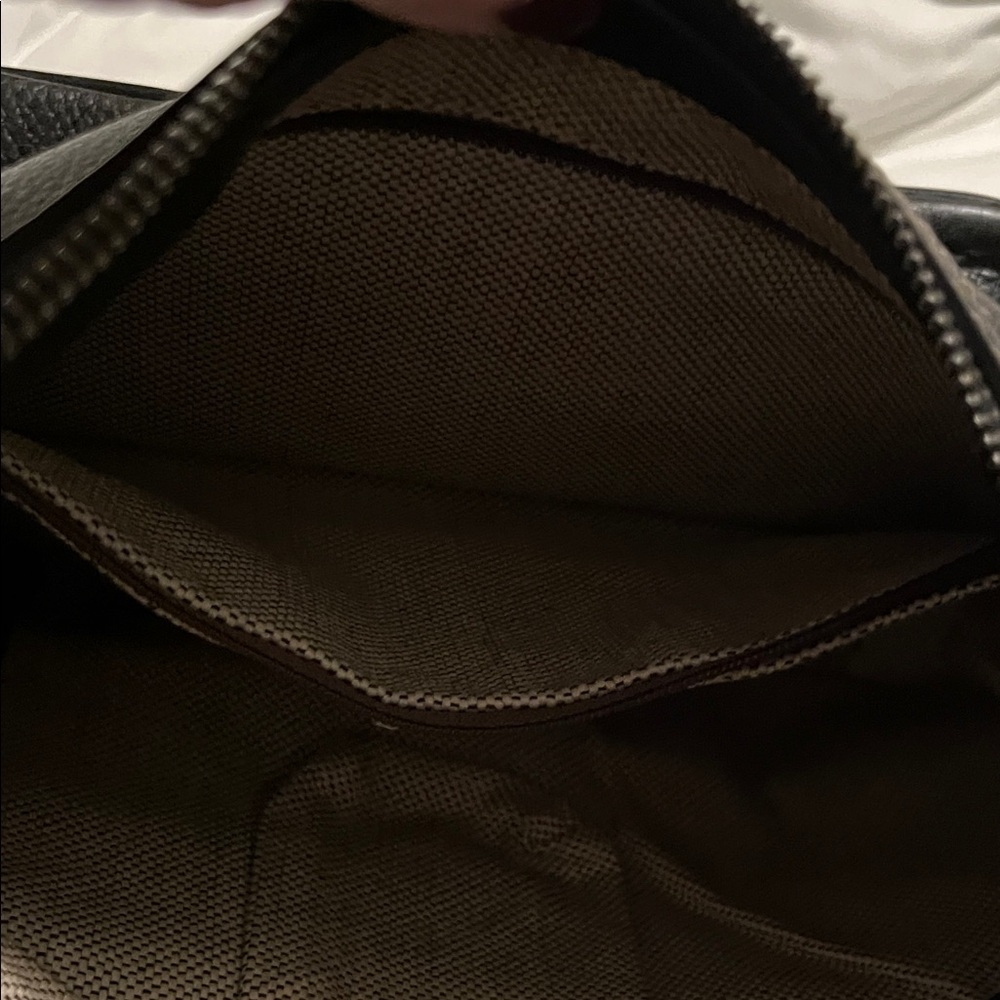 Dooney & Bourke Black Leather Shoulder Hobo with Gold Charm - Picture 9 of 12